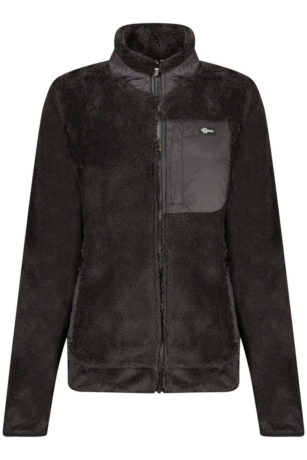 NORWAY 1963 FELPA CON ZIP DONNA NERO - Grandi Firme Lab