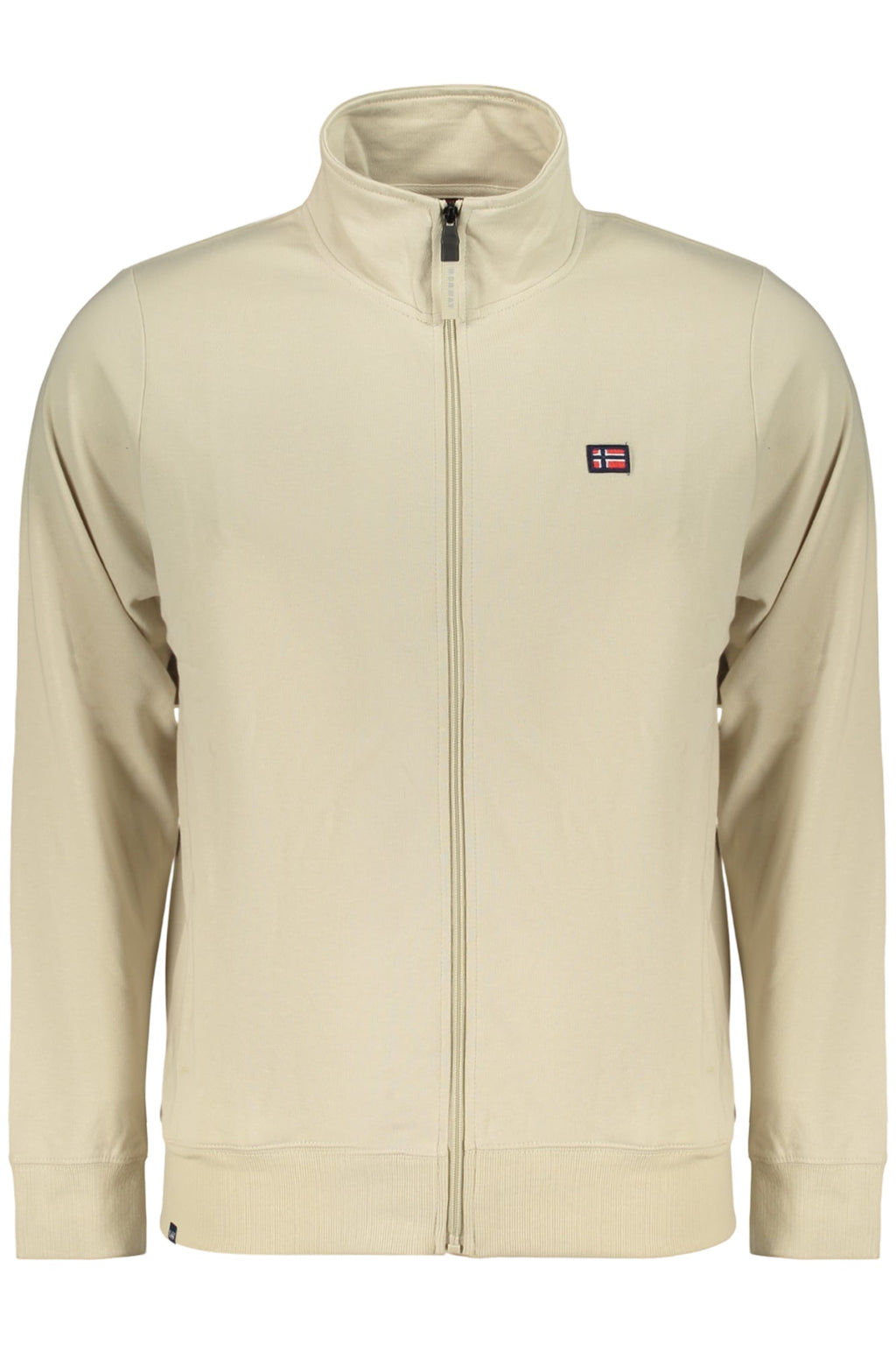 NORWAY 1963 FELPA CON ZIP UOMO BEIGE - Grandi Firme Lab
