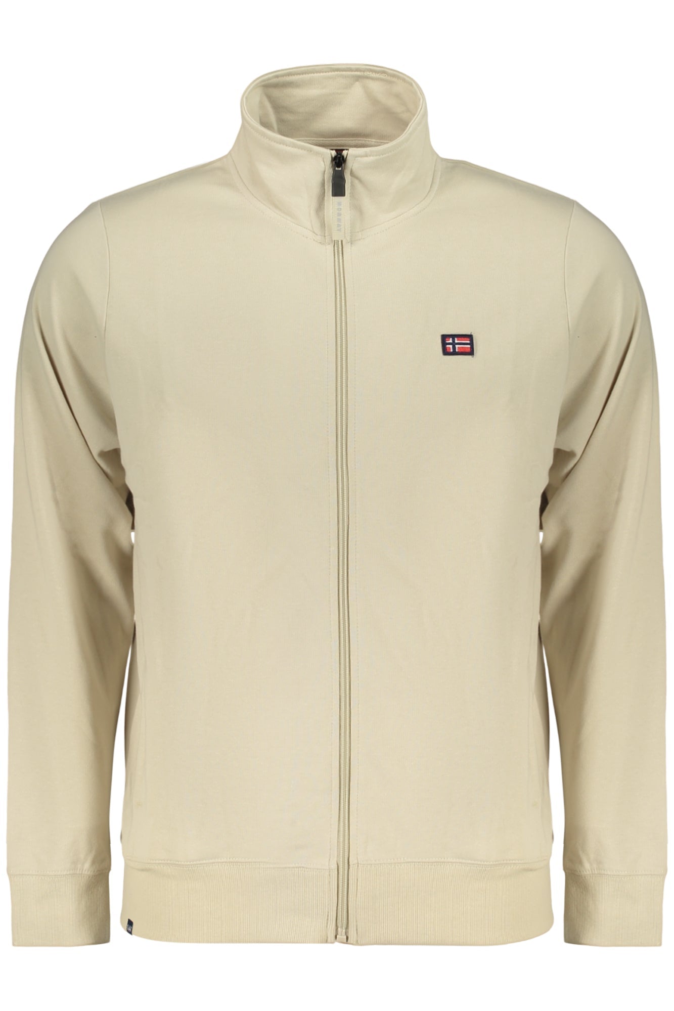 NORWAY 1963 FELPA CON ZIP UOMO BEIGE - Grandi Firme Lab