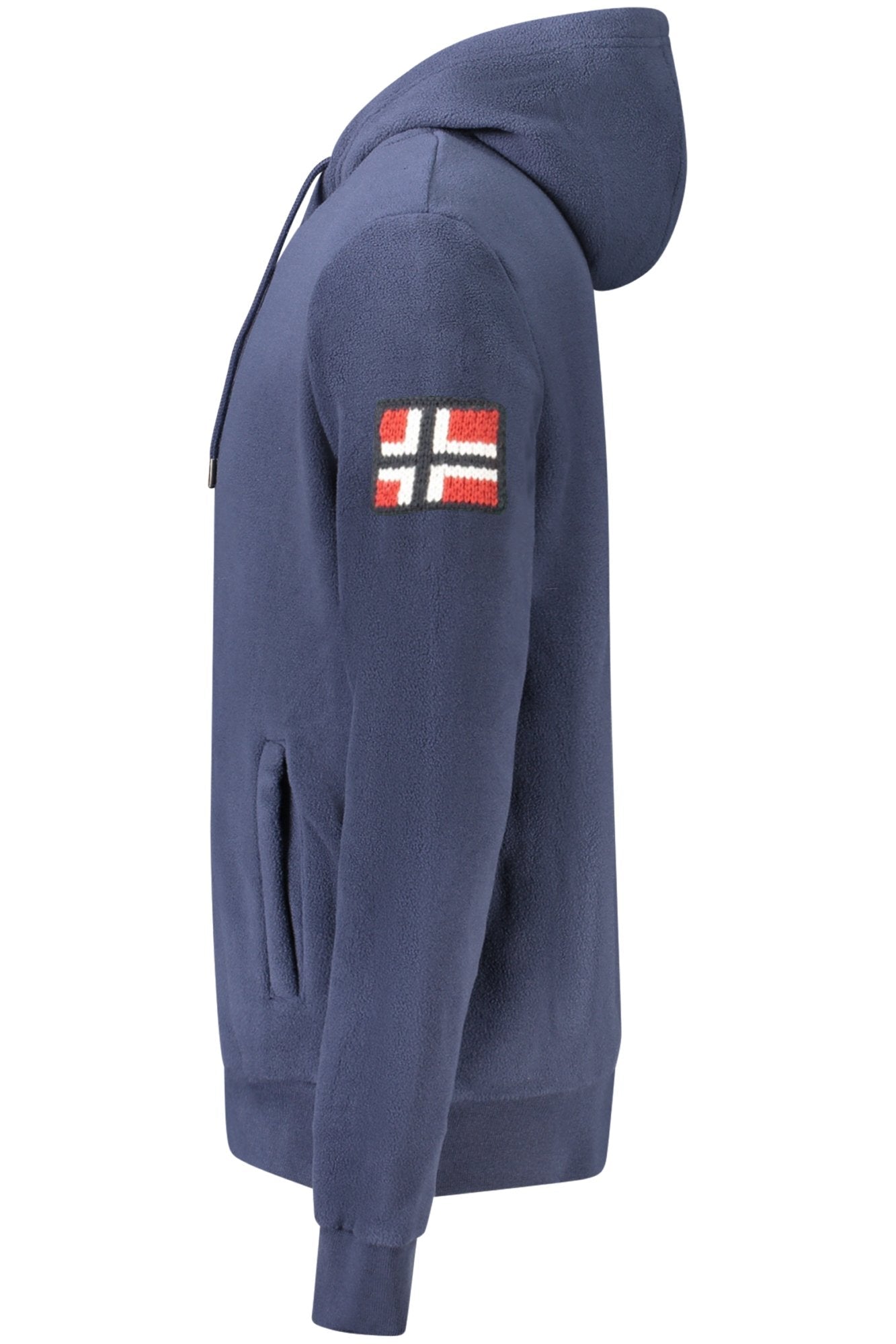 NORWAY 1963 FELPA CON ZIP UOMO BLU - Grandi Firme Lab