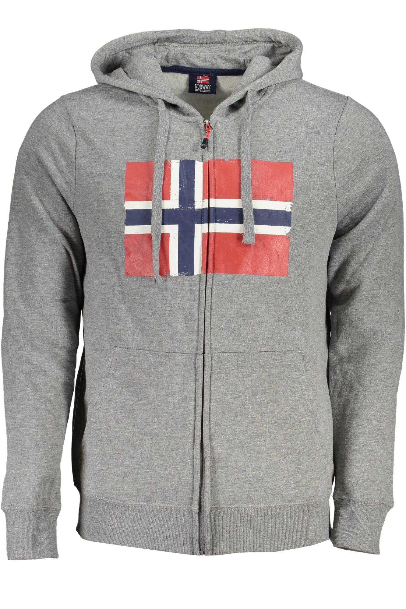 NORWAY 1963 FELPA CON ZIP UOMO GRIGIO - Grandi Firme Lab