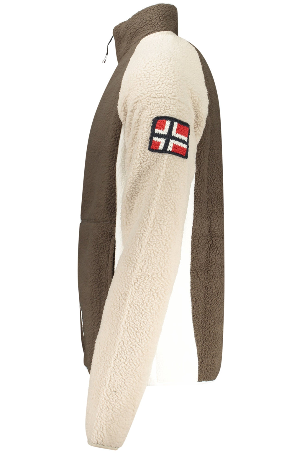 NORWAY 1963 FELPA CON ZIP UOMO MARRONE - Grandi Firme Lab
