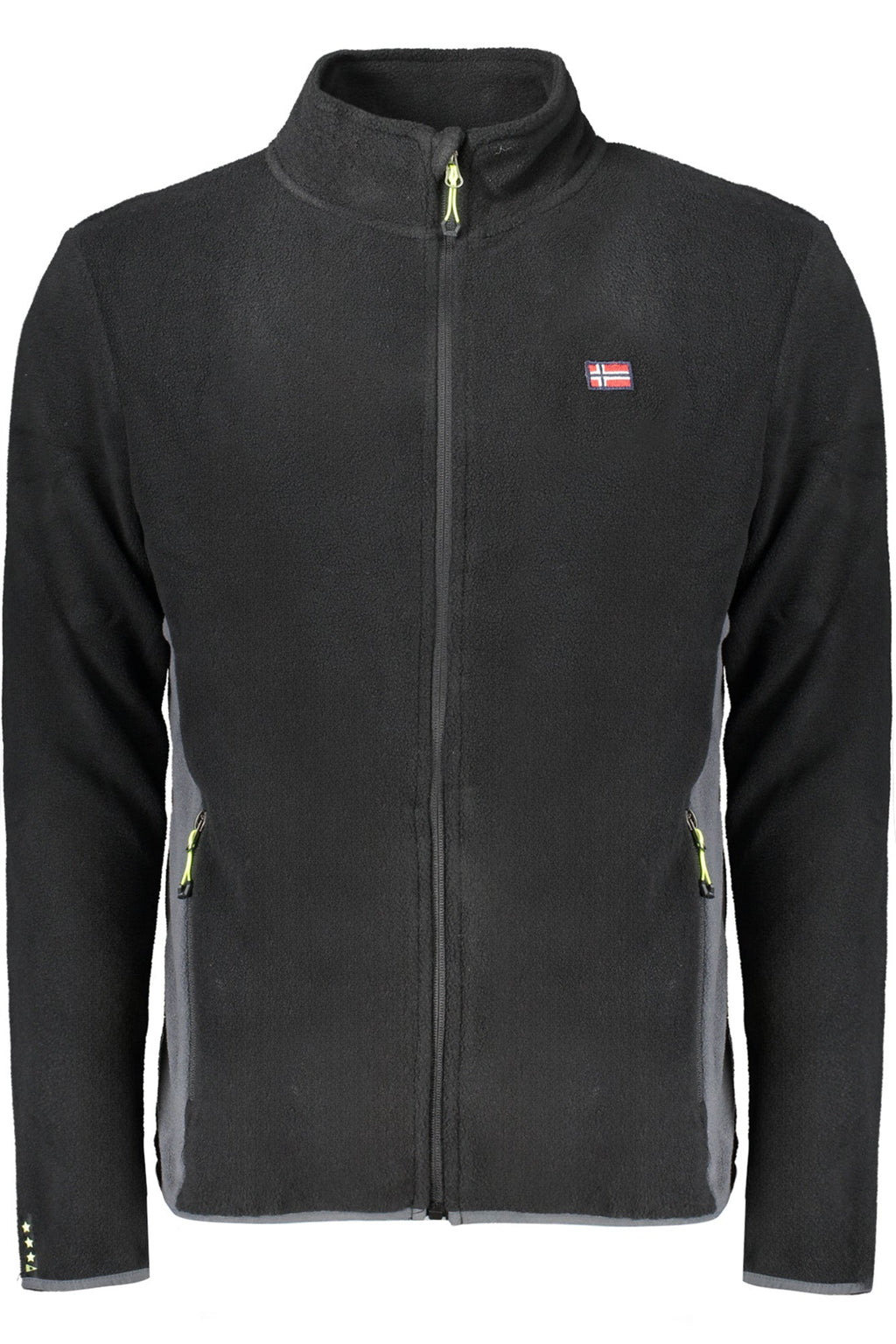 NORWAY 1963 FELPA CON ZIP UOMO NERO - Grandi Firme Lab