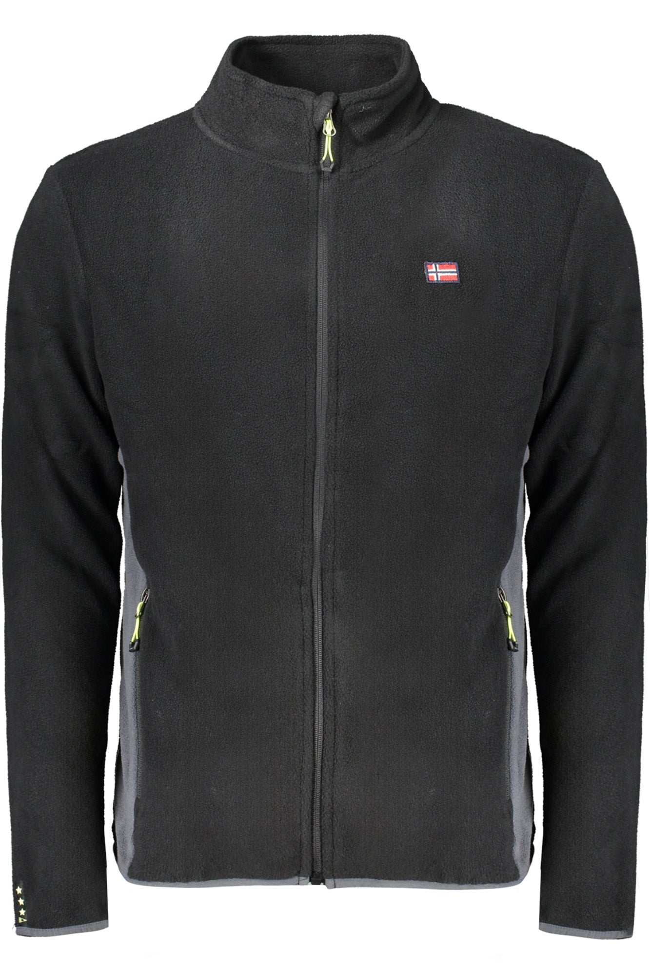 NORWAY 1963 FELPA CON ZIP UOMO NERO - Grandi Firme Lab