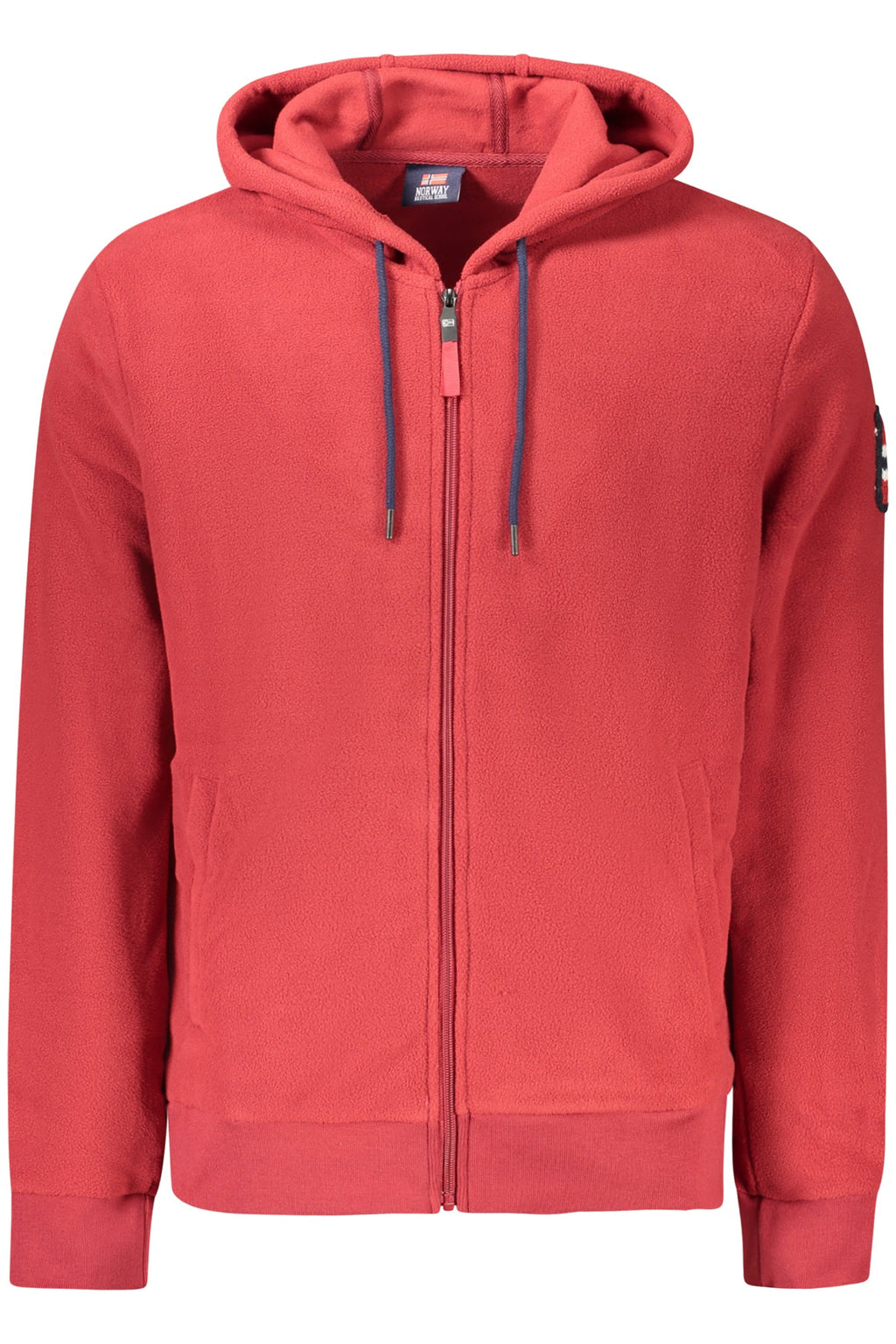 NORWAY 1963 FELPA CON ZIP UOMO ROSSO - Grandi Firme Lab