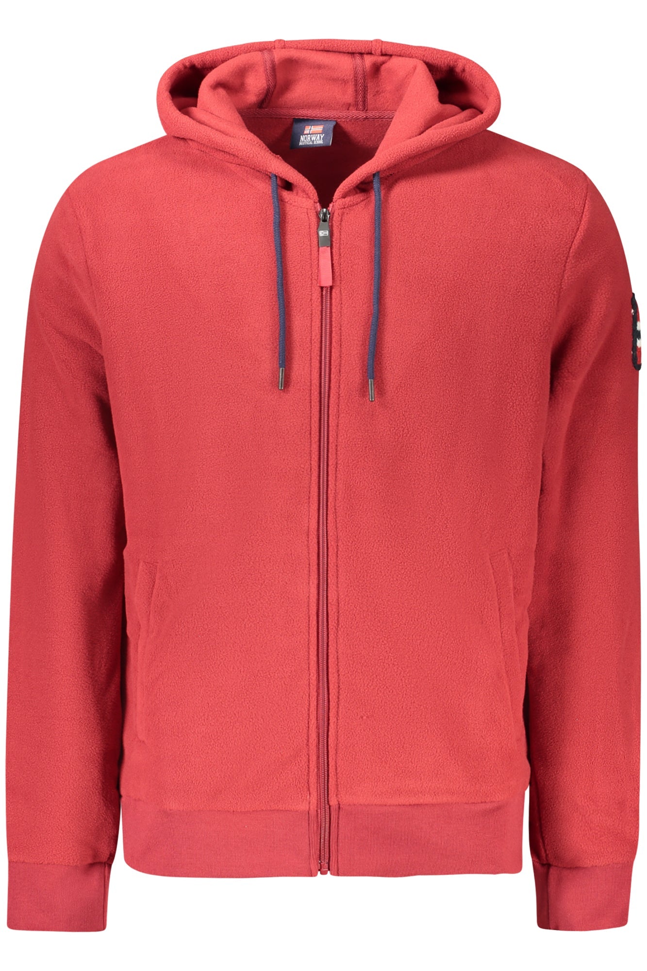 NORWAY 1963 FELPA CON ZIP UOMO ROSSO - Grandi Firme Lab