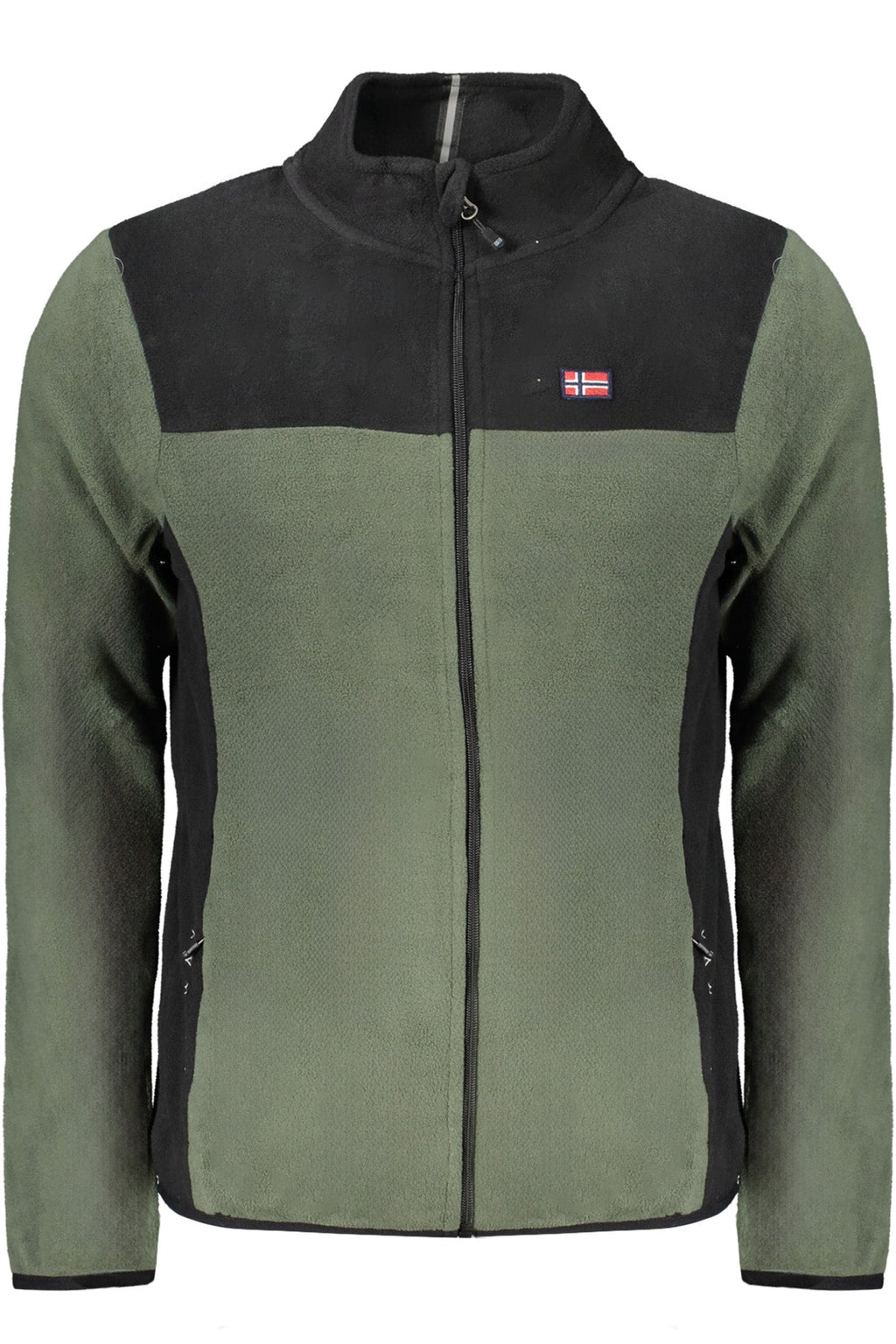NORWAY 1963 FELPA CON ZIP UOMO VERDE - Grandi Firme Lab