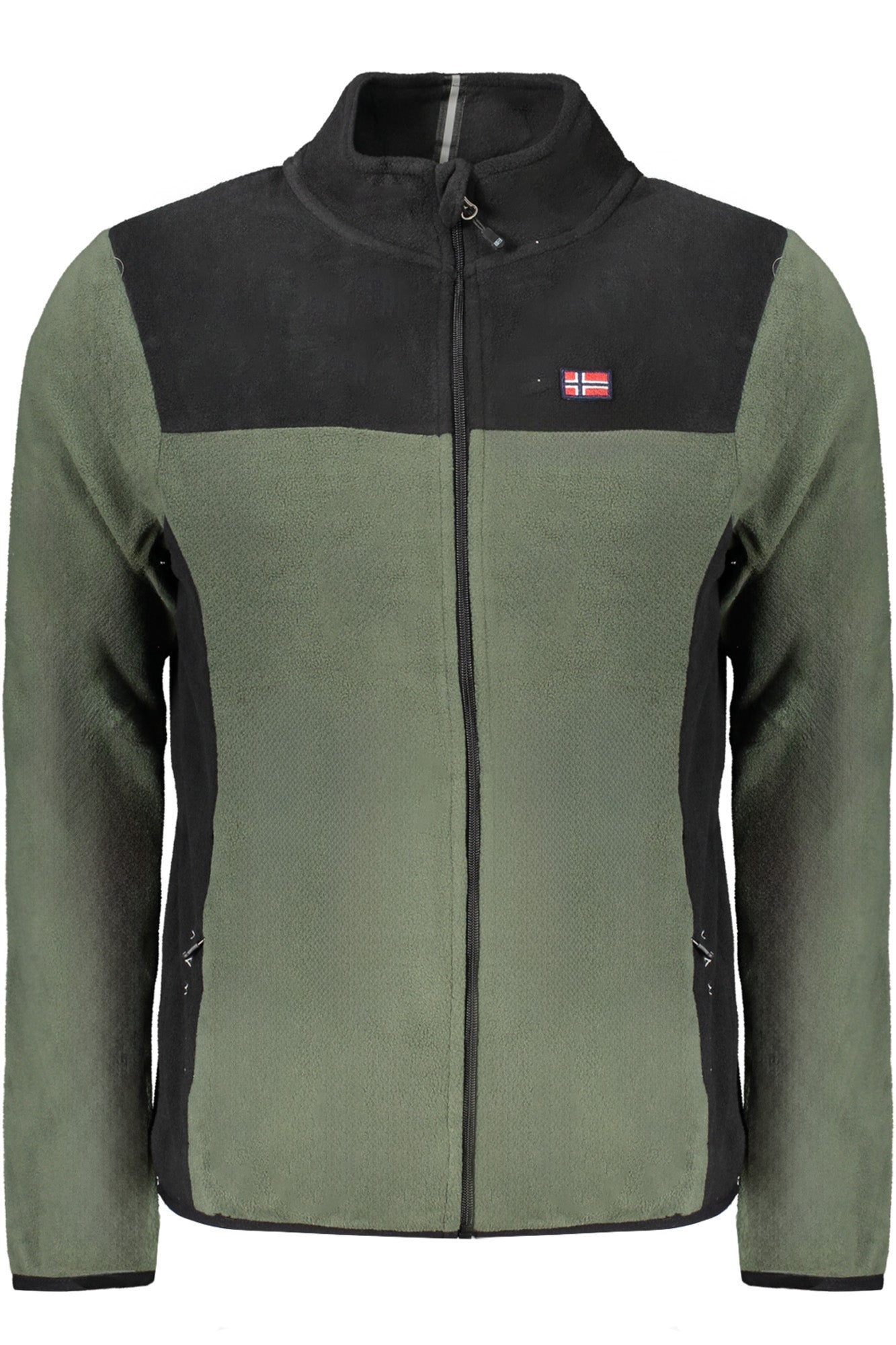 NORWAY 1963 FELPA CON ZIP UOMO VERDE - Grandi Firme Lab