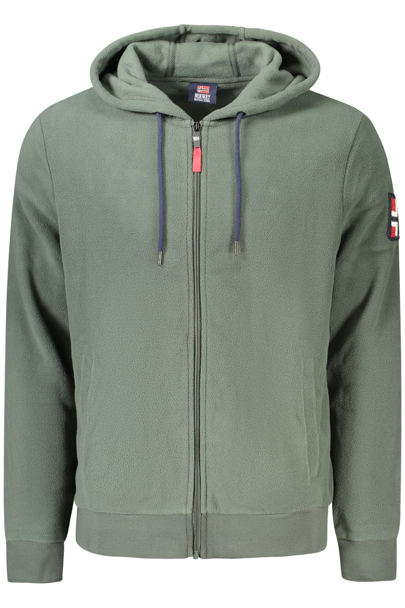 NORWAY 1963 FELPA CON ZIP UOMO VERDE - Grandi Firme Lab