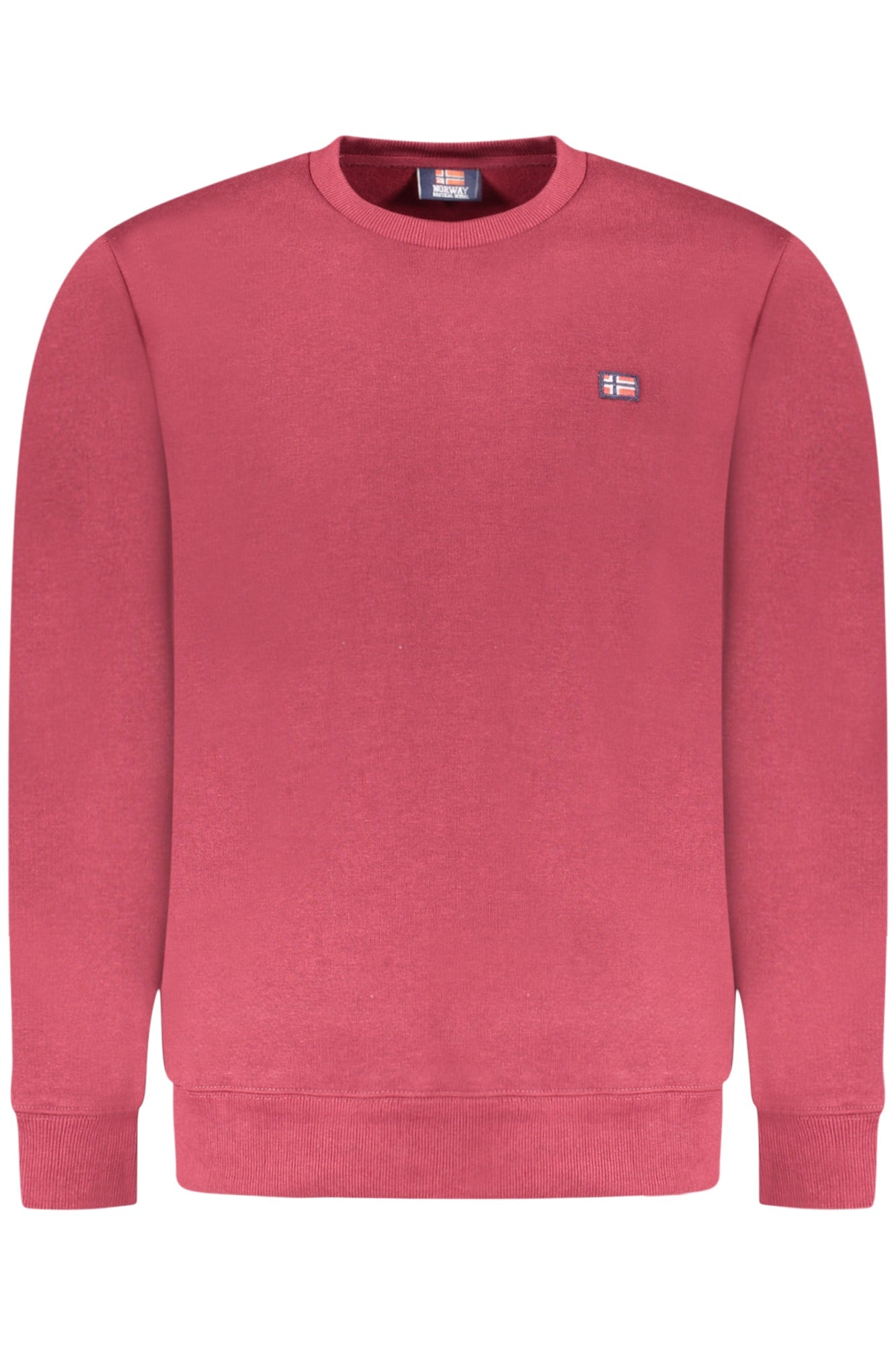 NORWAY 1963 FELPA SENZA ZIP UOMO ROSSO - Grandi Firme Lab
