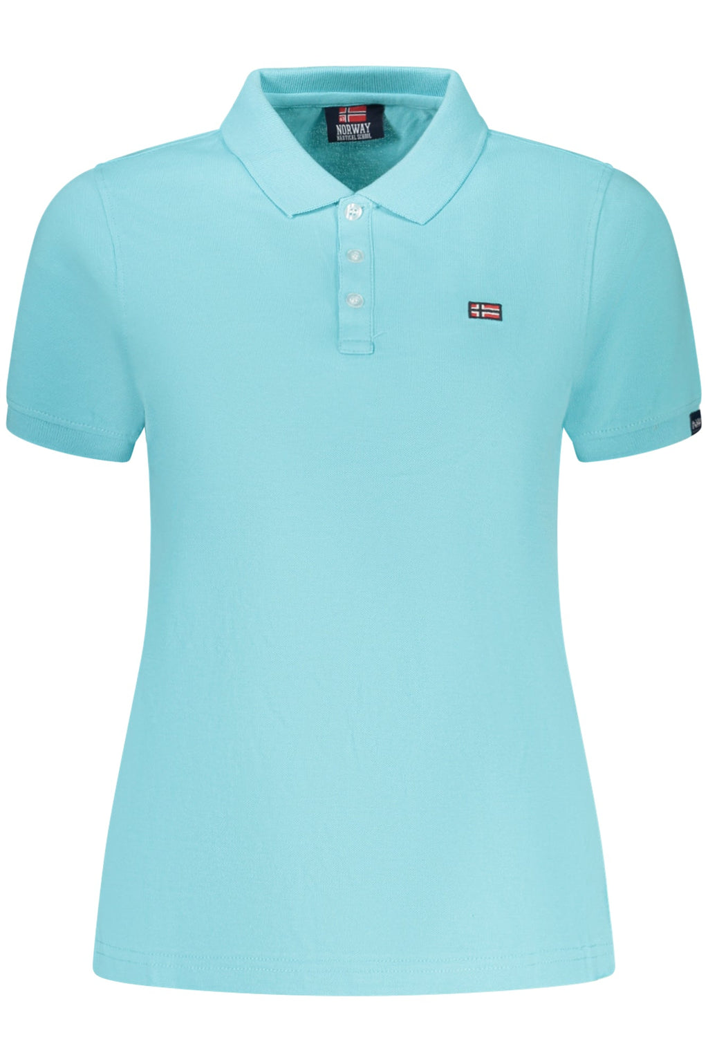 NORWAY 1963 POLO MANICHE CORTE DONNA AZZURRO - Grandi Firme Lab