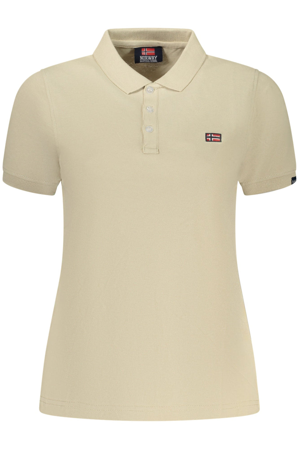 NORWAY 1963 POLO MANICHE CORTE DONNA BEIGE - Grandi Firme Lab