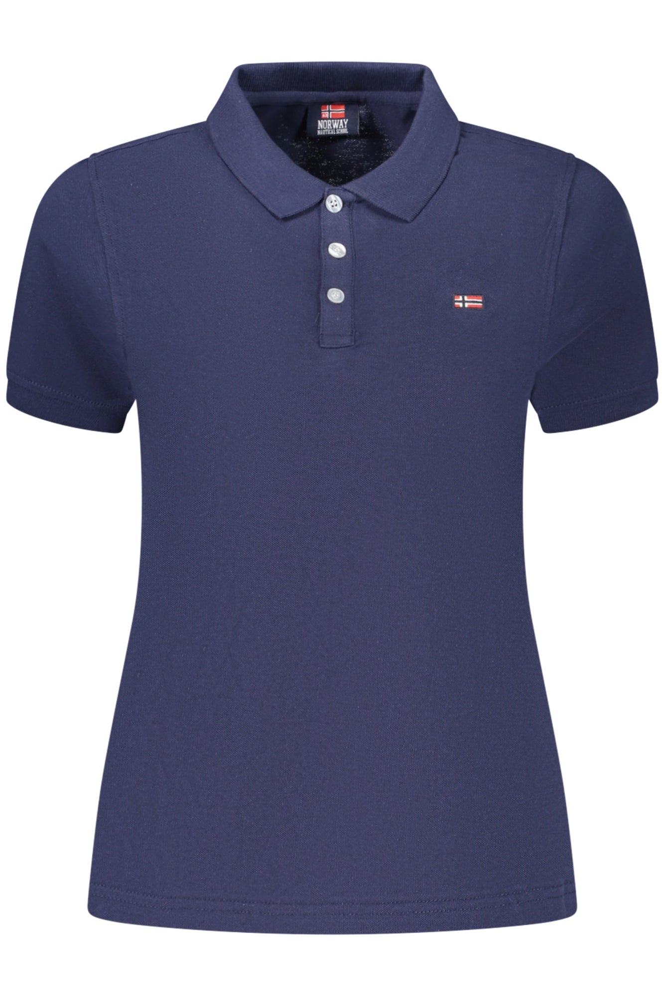 NORWAY 1963 POLO MANICHE CORTE DONNA BLU - Grandi Firme Lab