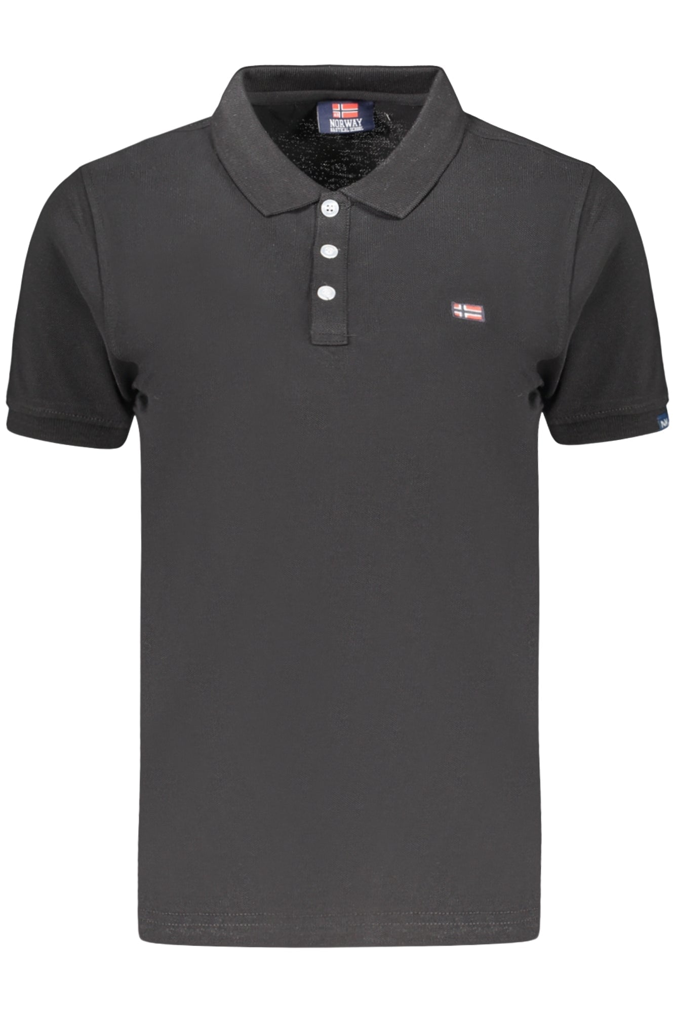 NORWAY 1963 POLO MANICHE CORTE DONNA NERO - Grandi Firme Lab
