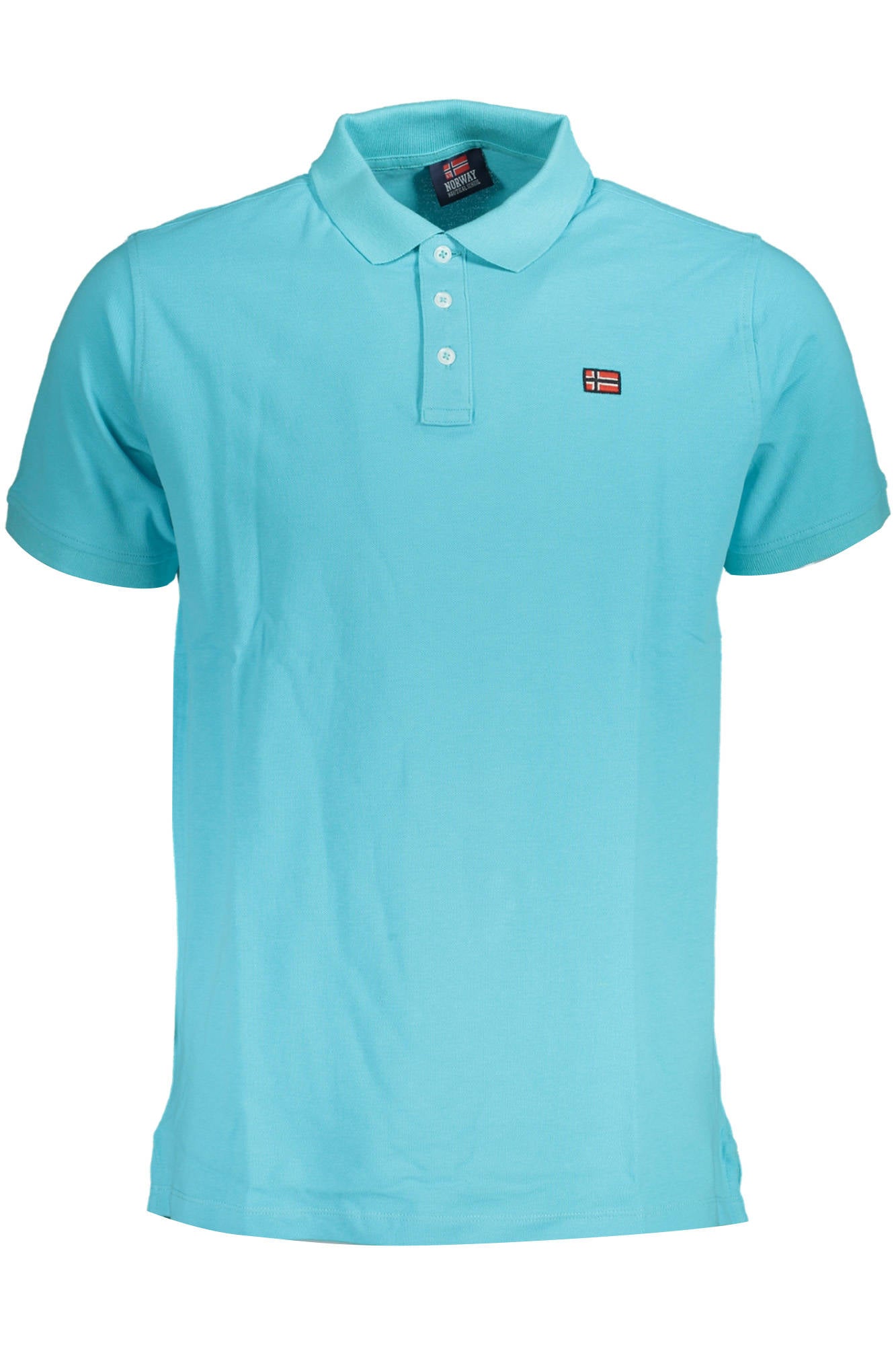 NORWAY 1963 POLO MANICHE CORTE UOMO AZZURRO - Grandi Firme Lab