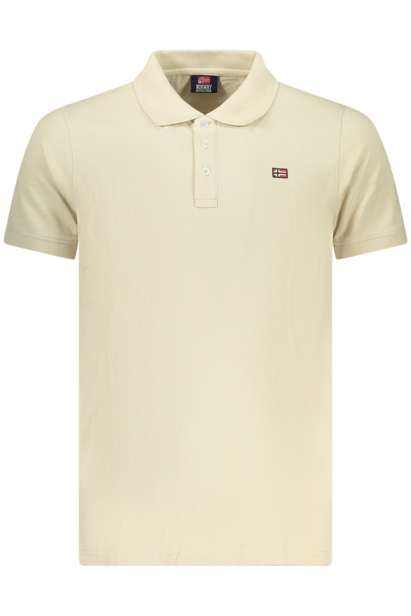 NORWAY 1963 POLO MANICHE CORTE UOMO BEIGE - Grandi Firme Lab