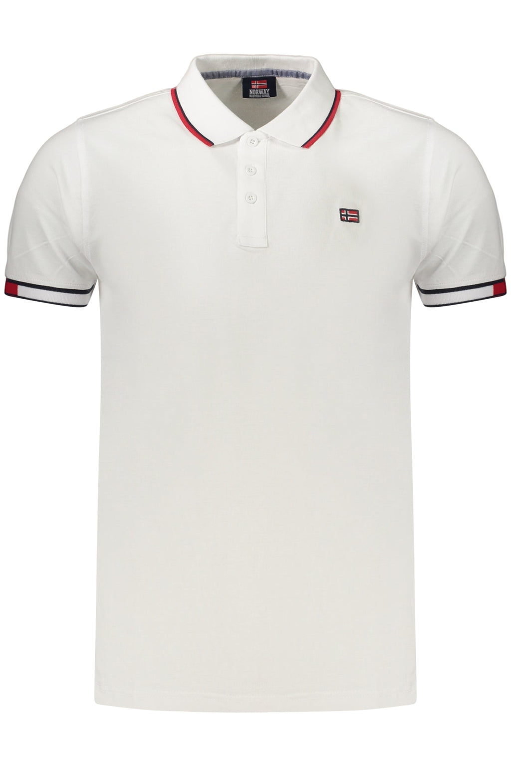 NORWAY 1963 POLO MANICHE CORTE UOMO BIANCO - Grandi Firme Lab