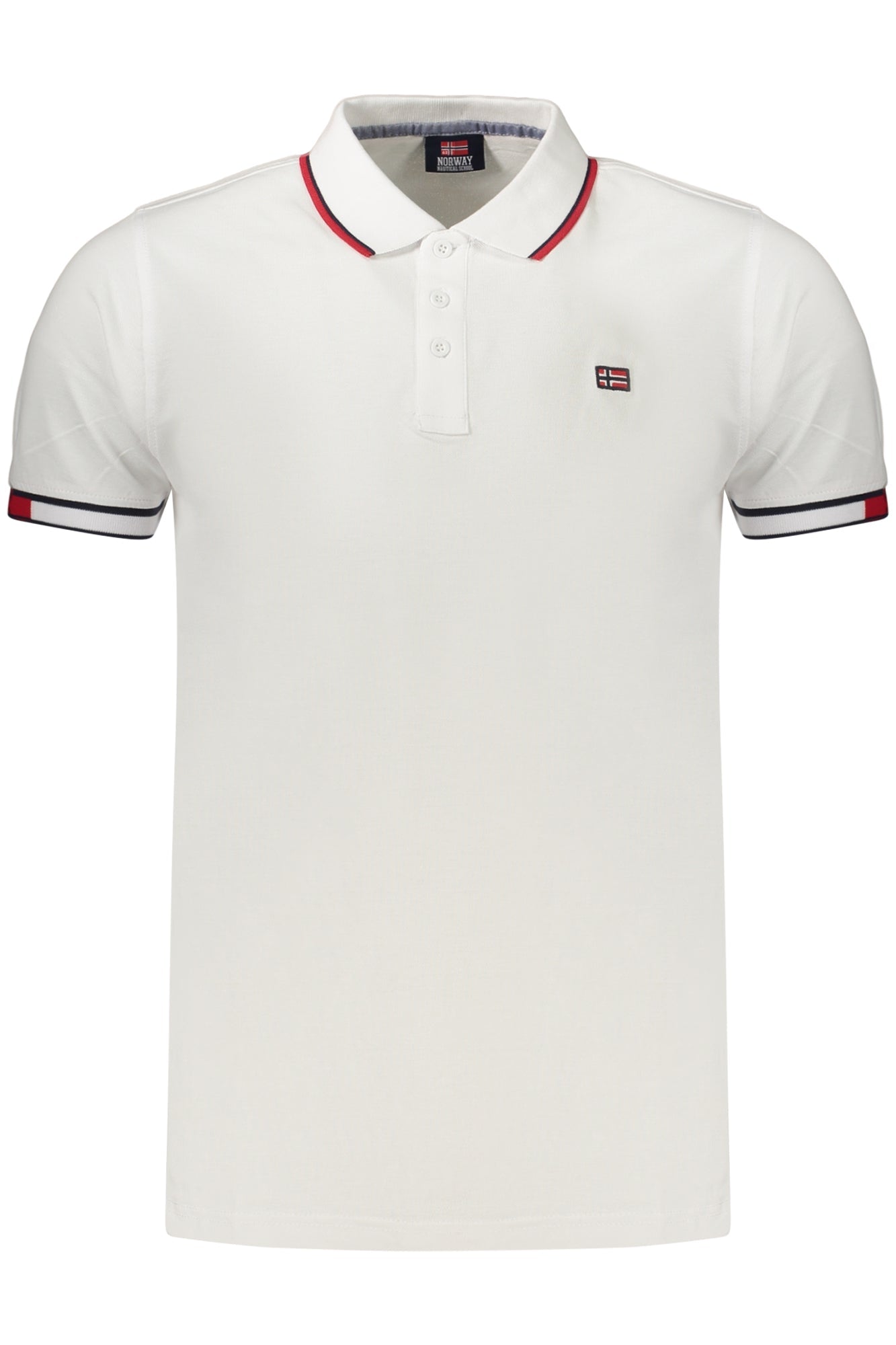 NORWAY 1963 POLO MANICHE CORTE UOMO BIANCO - Grandi Firme Lab