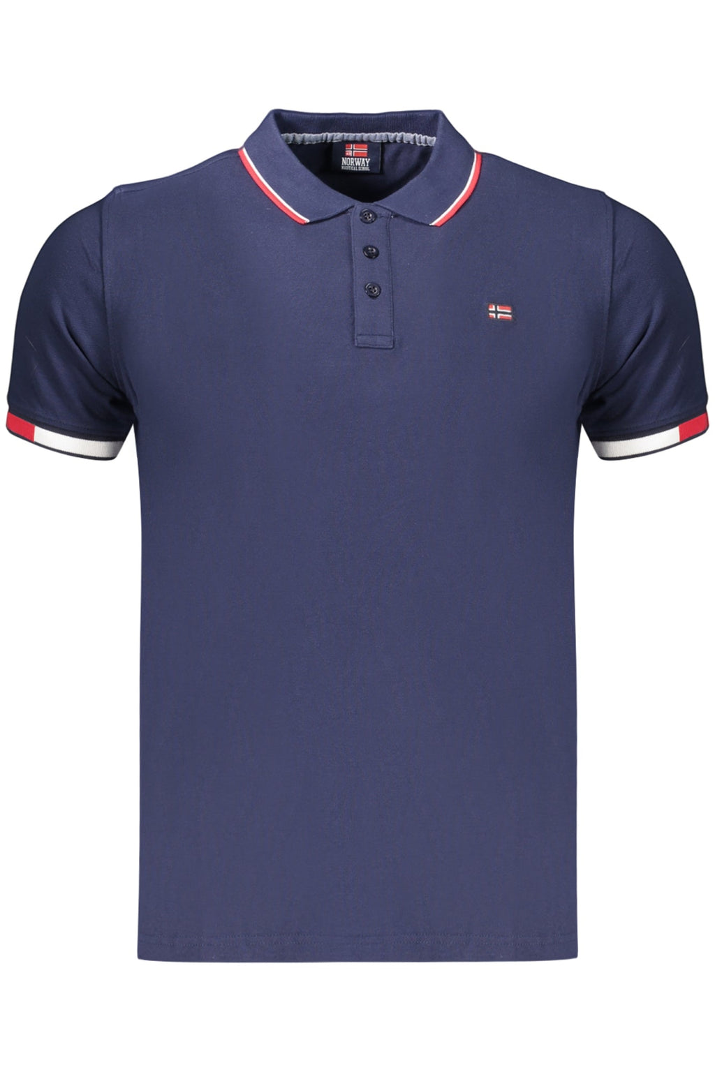 NORWAY 1963 POLO MANICHE CORTE UOMO BLU - Grandi Firme Lab
