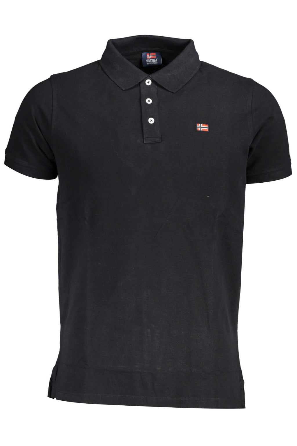 NORWAY 1963 POLO MANICHE CORTE UOMO NERO - Grandi Firme Lab