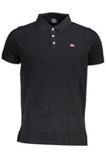 NORWAY 1963 POLO MANICHE CORTE UOMO NERO - Grandi Firme Lab