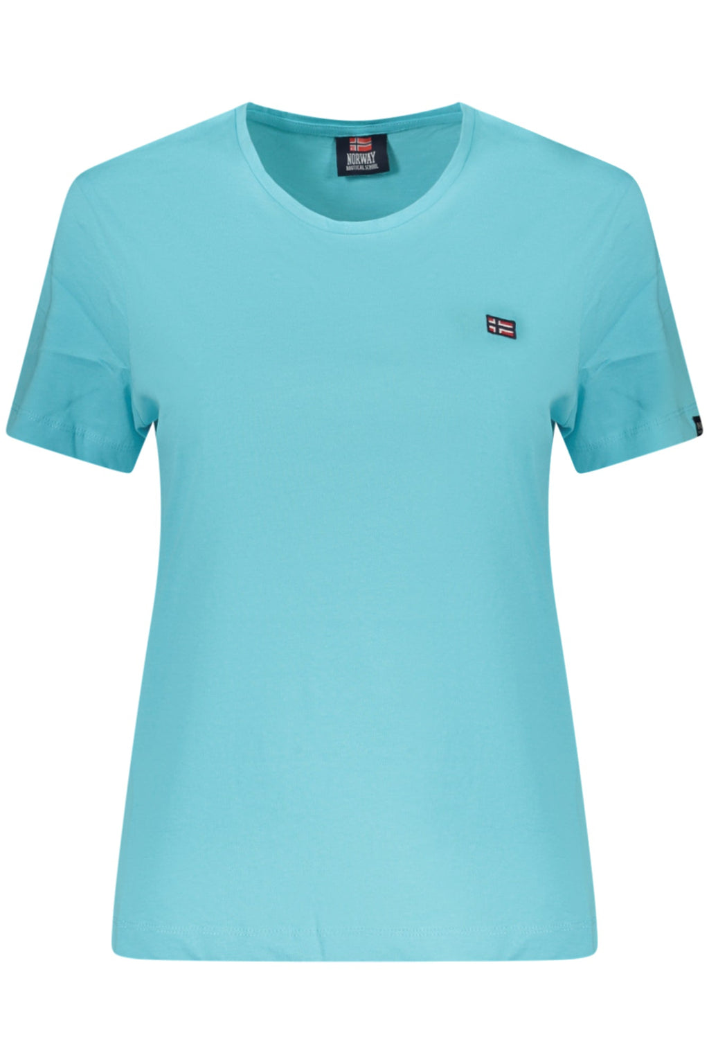 NORWAY 1963 T-SHIRT MANICHE CORTE DONNA AZZURRO - Grandi Firme Lab