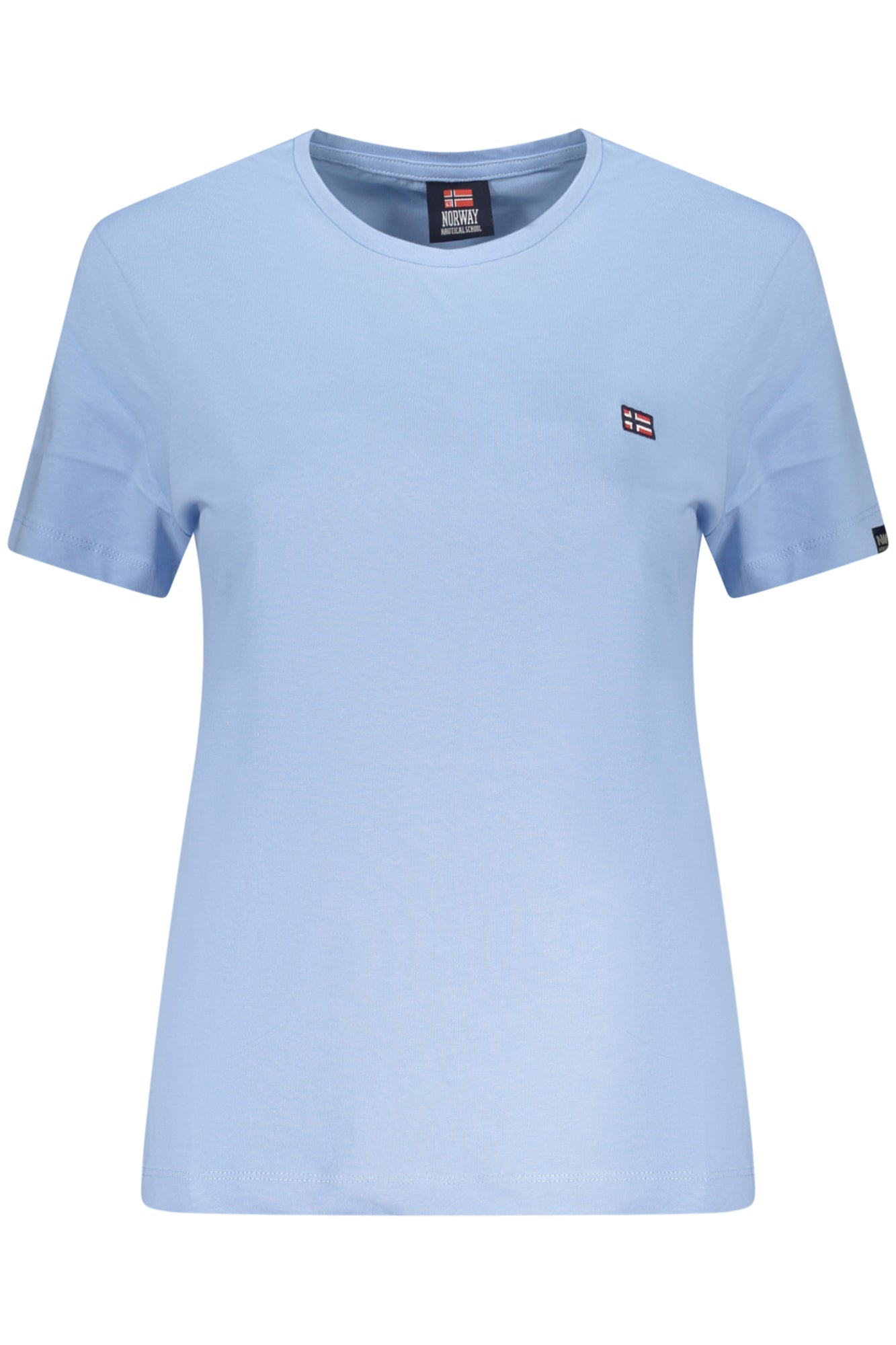 NORWAY 1963 T-SHIRT MANICHE CORTE DONNA AZZURRO - Grandi Firme Lab
