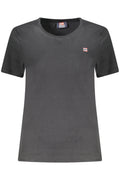 NORWAY 1963 T - SHIRT MANICHE CORTE DONNA NERO - Grandi Firme Lab