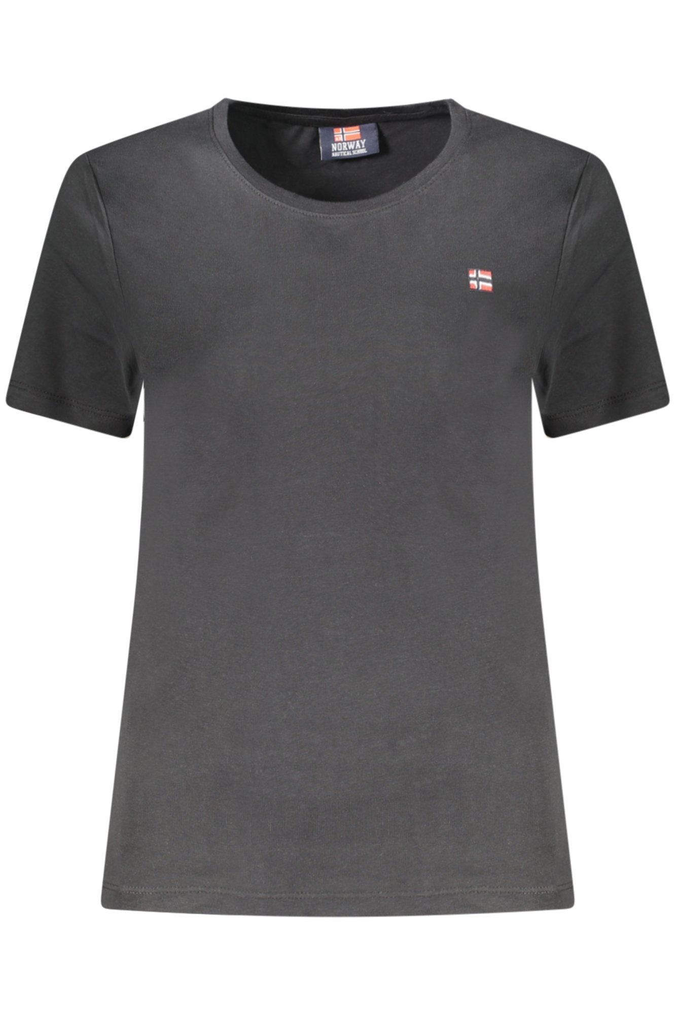 NORWAY 1963 T - SHIRT MANICHE CORTE DONNA NERO - Grandi Firme Lab