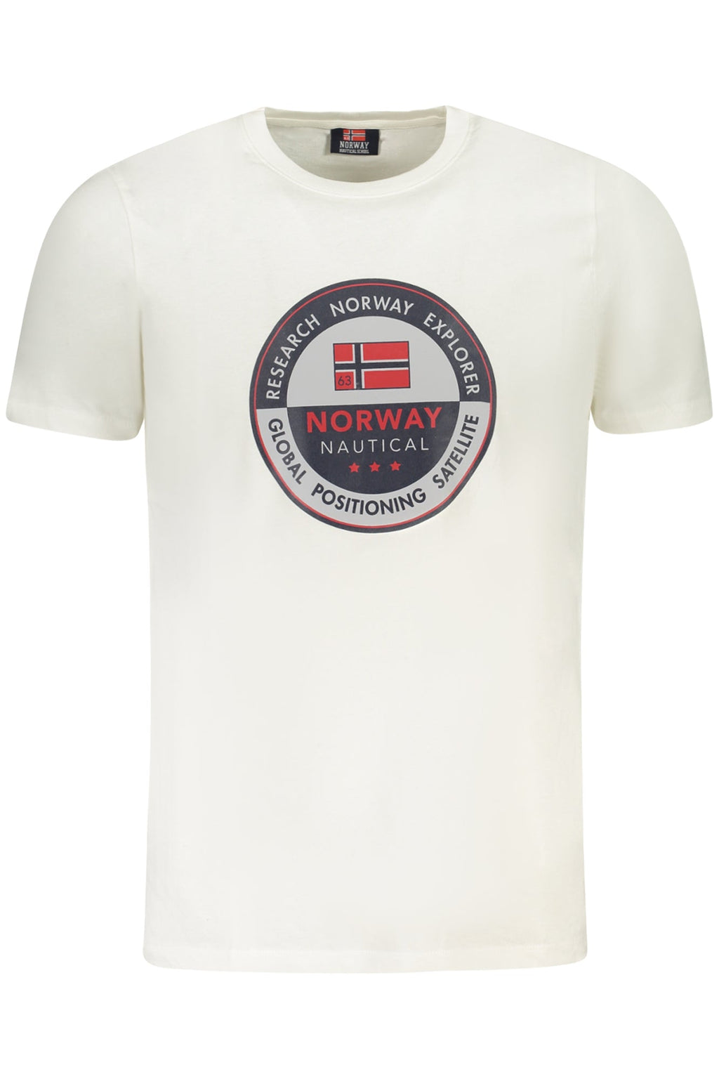 NORWAY 1963 T-SHIRT MANICHE CORTE UOMO BIANCO - Grandi Firme Lab