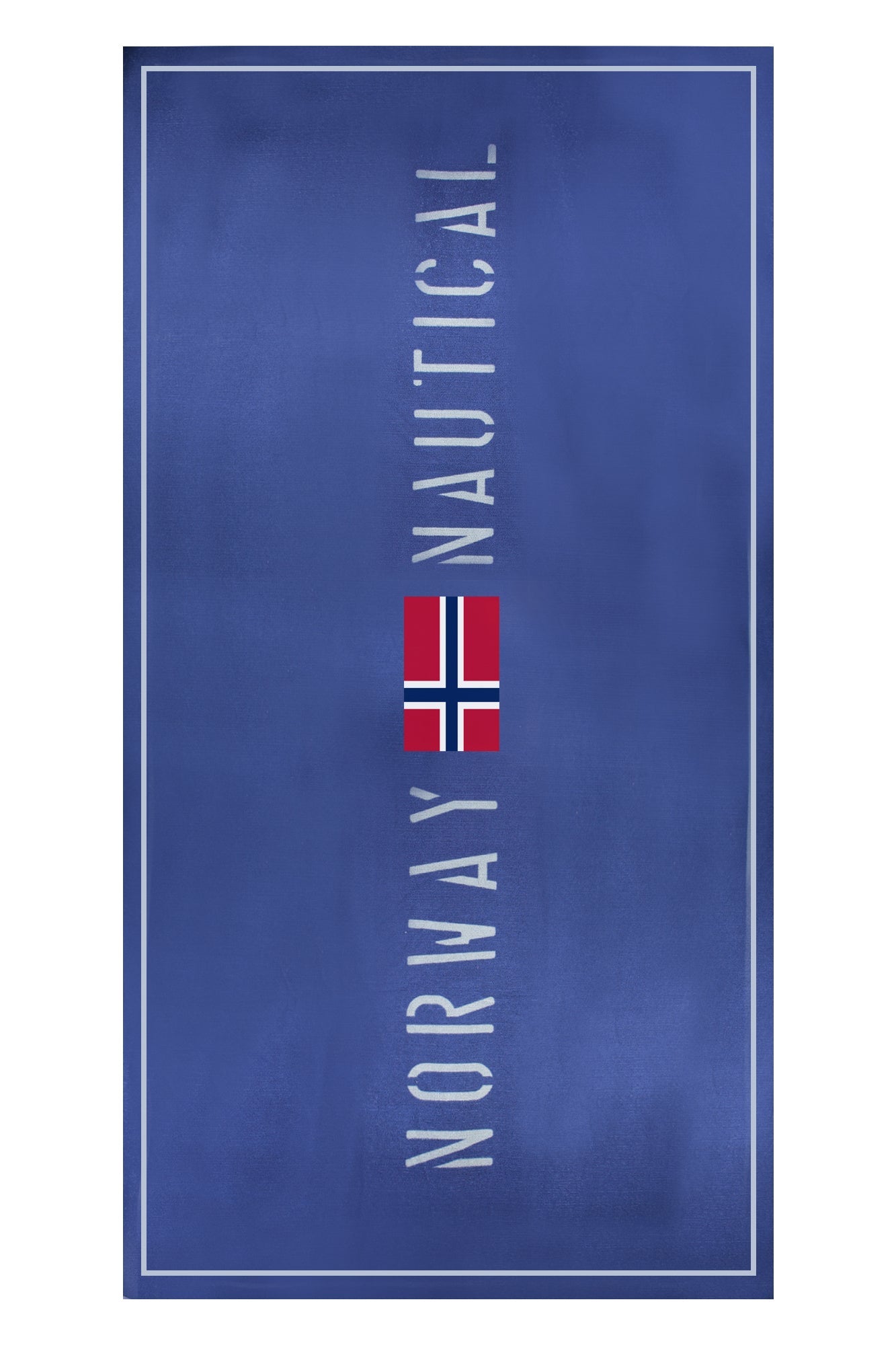 NORWAY 1963 TELO MARE UNISEX BLU - Grandi Firme Lab