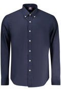 NORWAY 1963 CAMICIA MANICHE LUNGHE UOMO BLU