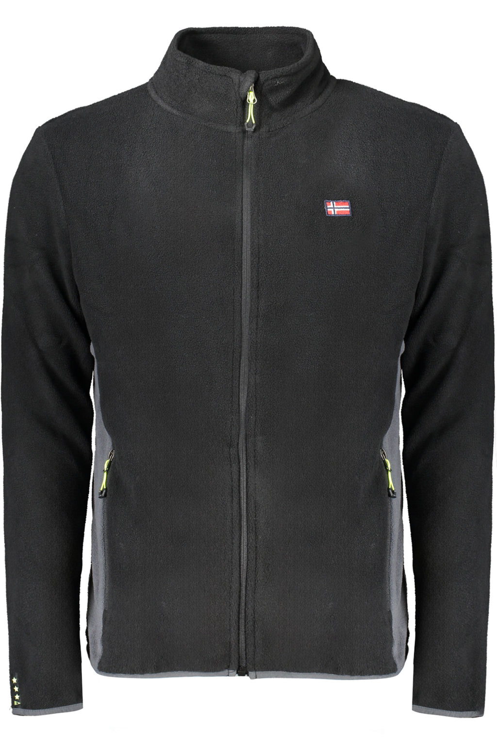 NORWAY 1963 FELPA CON ZIP UOMO NERO