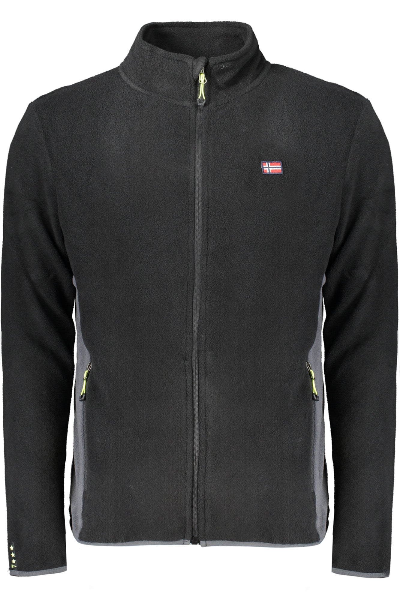 NORWAY 1963 FELPA CON ZIP UOMO NERO