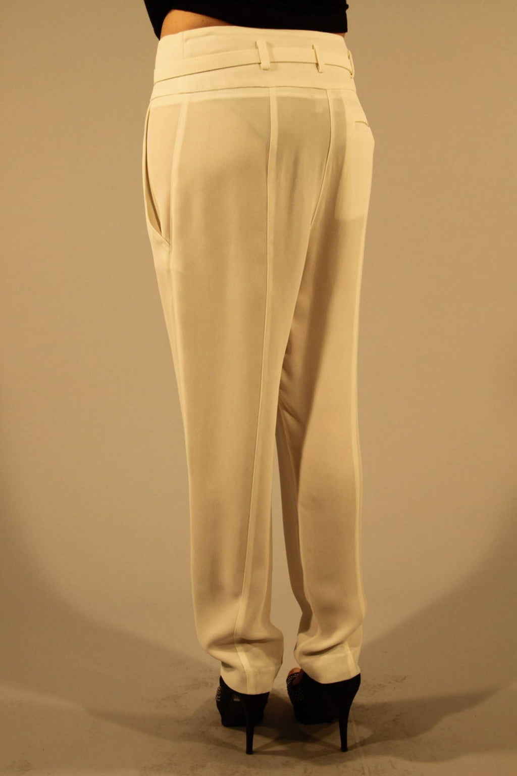PATRIZIA PEPE PANTALONE DONNA BIANCO - Grandi Firme Lab
