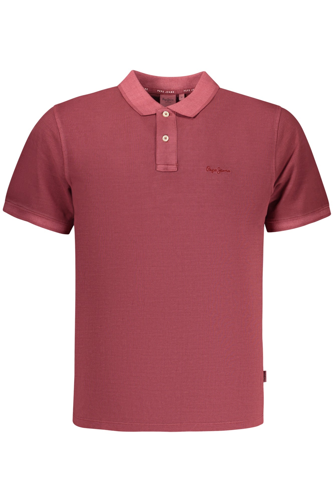 PEPE JEANS POLO MANICHE CORTE UOMO ROSSO - Grandi Firme Lab
