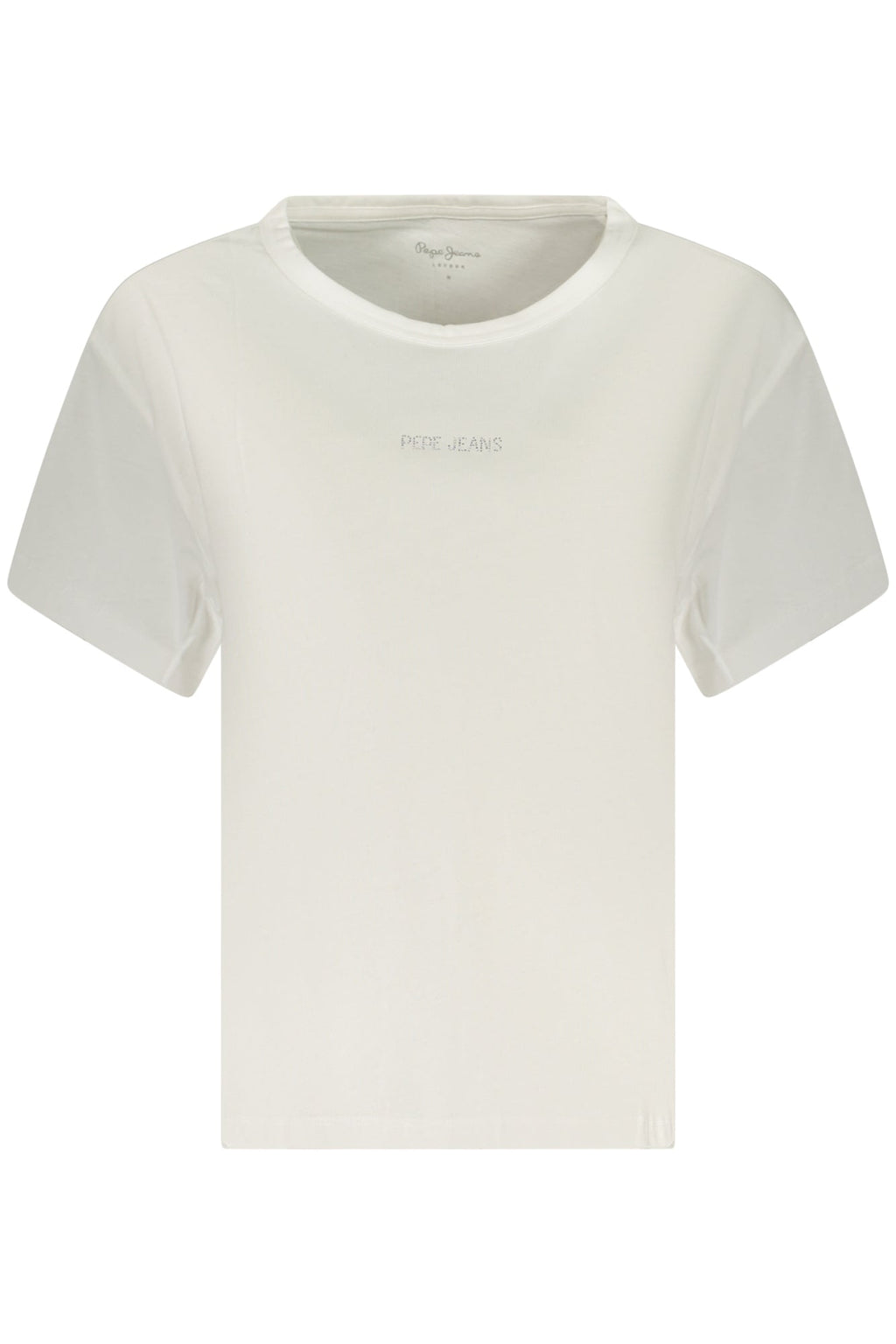 PEPE JEANS T - SHIRT MANICHE CORTE DONNA BIANCO - Grandi Firme Lab