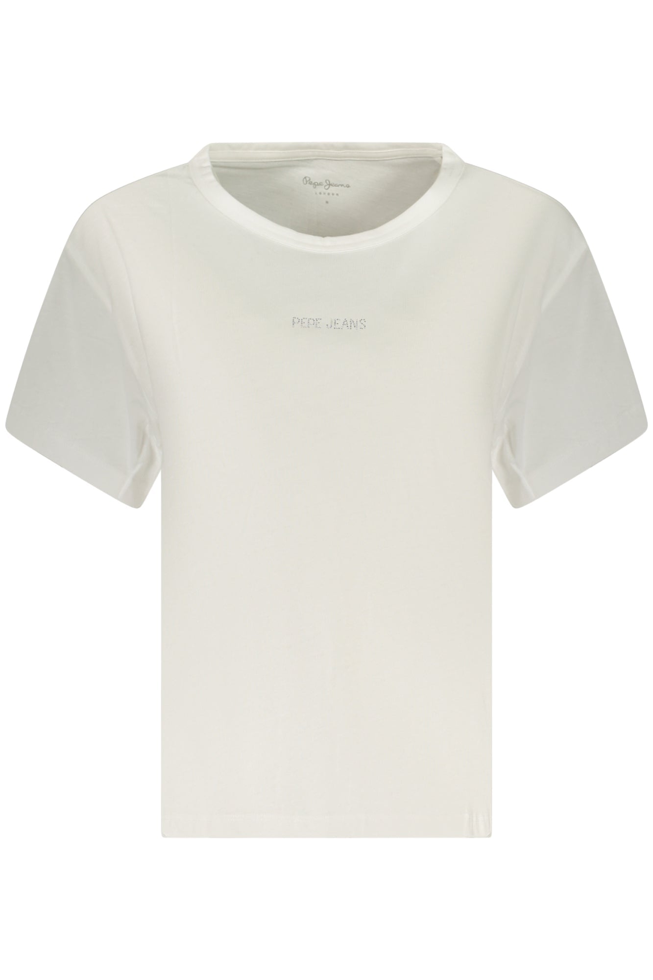 PEPE JEANS T - SHIRT MANICHE CORTE DONNA BIANCO - Grandi Firme Lab