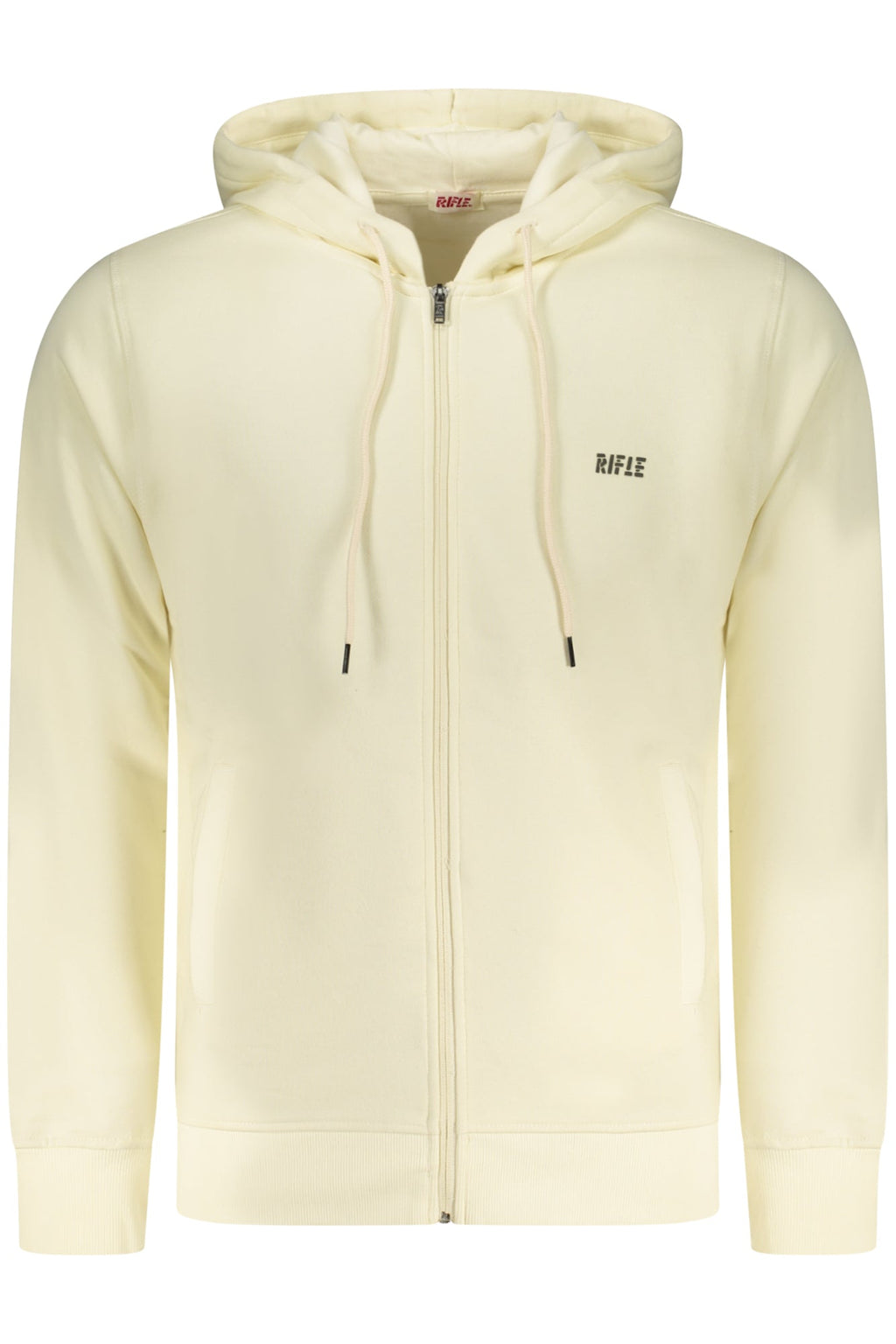 RIFLE FELPA CON ZIP UOMO BIANCO - Grandi Firme Lab
