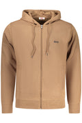 RIFLE FELPA CON ZIP UOMO MARRONE - Grandi Firme Lab