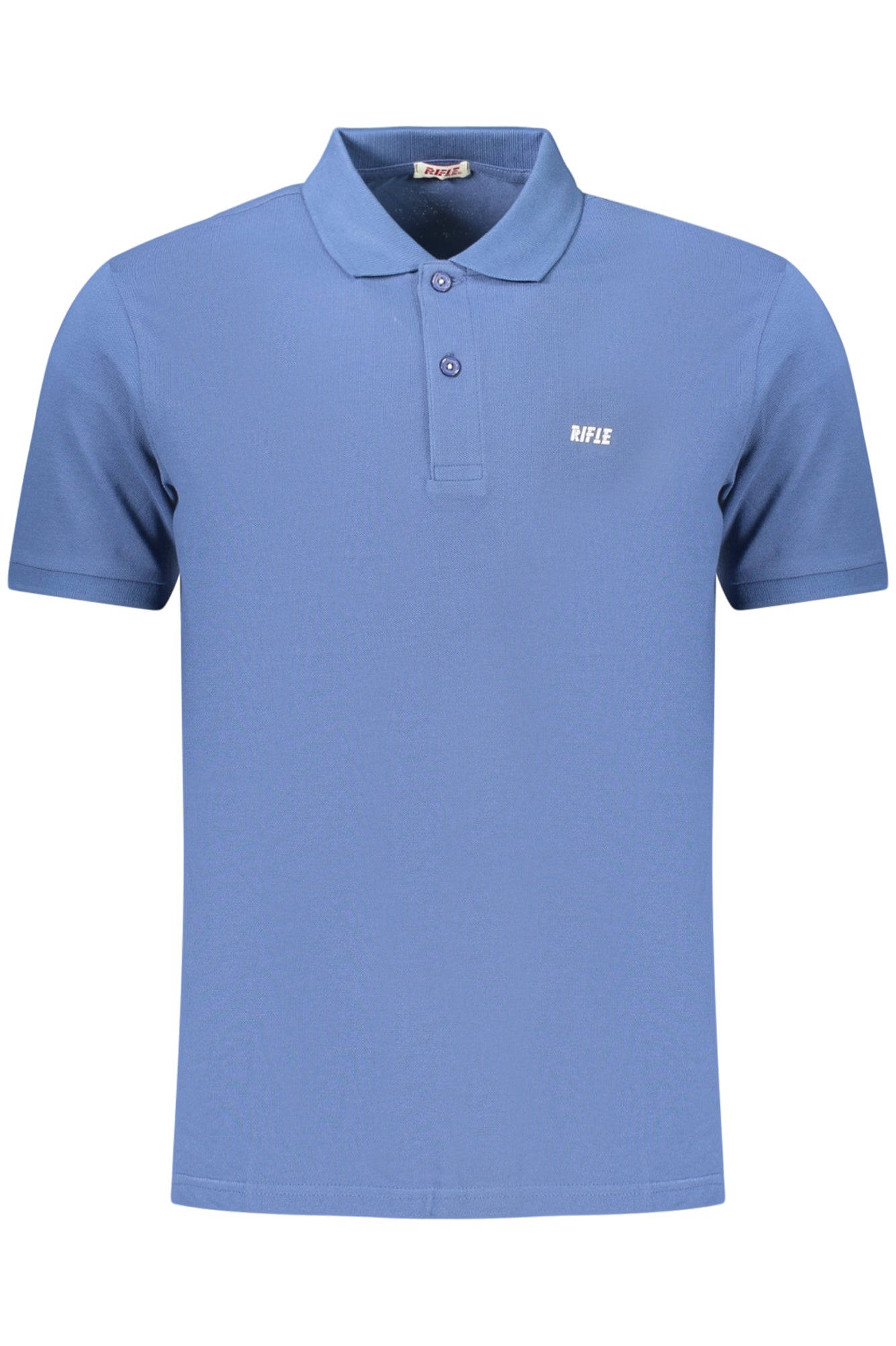 POLO HOMME MANCHES COURTES RIFLE BLEU