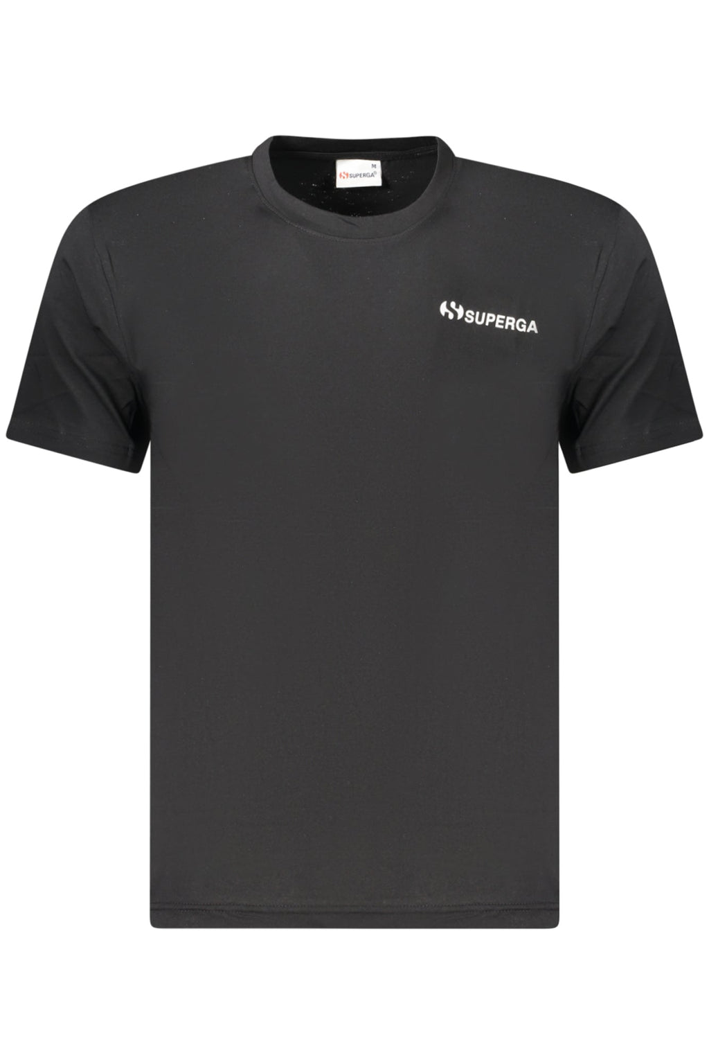 SUPERGA T - SHIRT MANICHE CORTE UOMO NERO - Grandi Firme Lab
