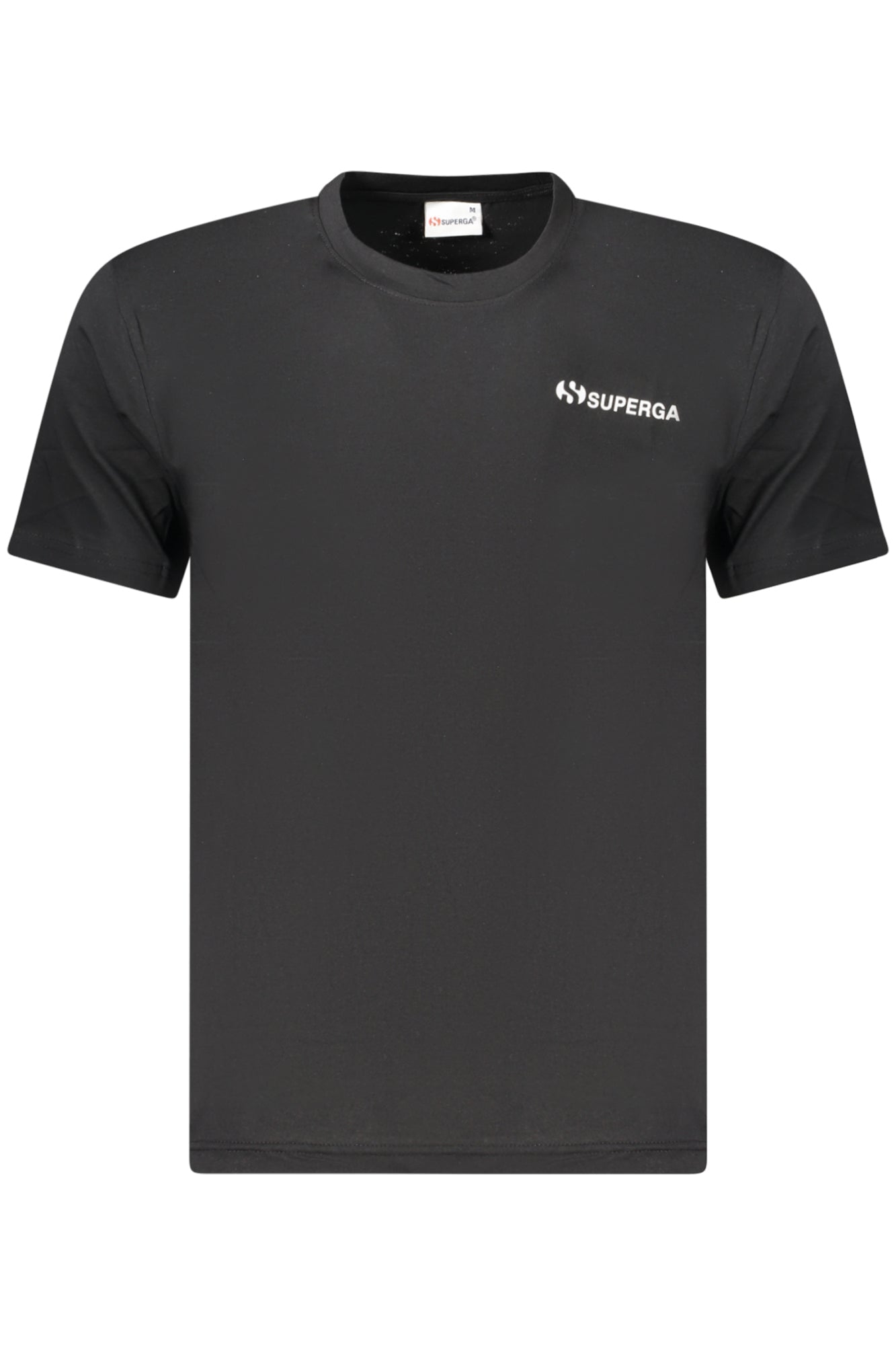 SUPERGA T - SHIRT MANICHE CORTE UOMO NERO - Grandi Firme Lab