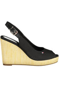 TOMMY HILFIGER CALZATURA SANDALO DONNA NERO - Grandi Firme Lab