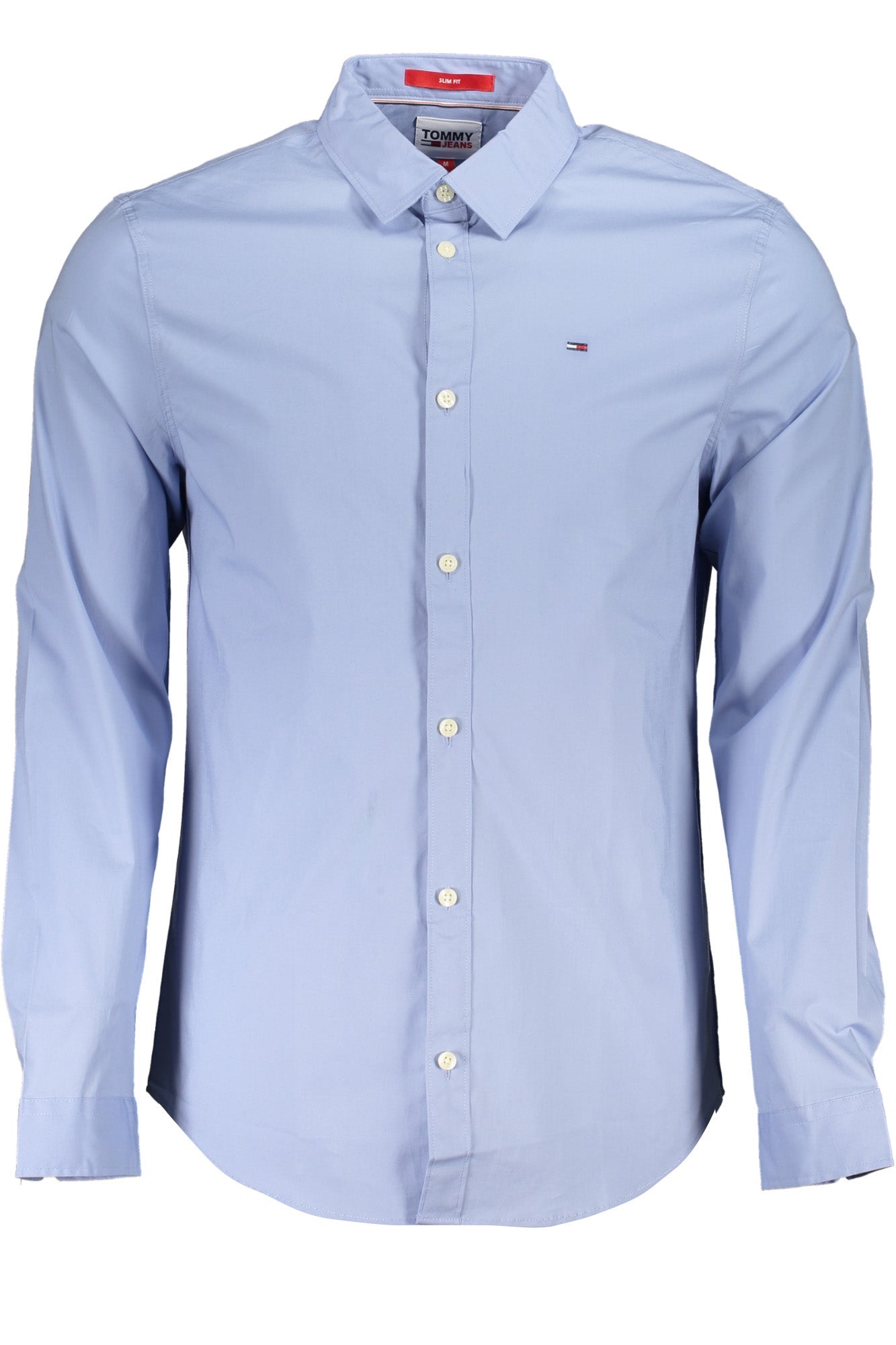 TOMMY HILFIGER CAMICIA MANICHE LUNGHE UOMO AZZURRO - Grandi Firme Lab