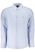 TOMMY HILFIGER CAMICIA MANICHE LUNGHE UOMO AZZURRO - Grandi Firme Lab