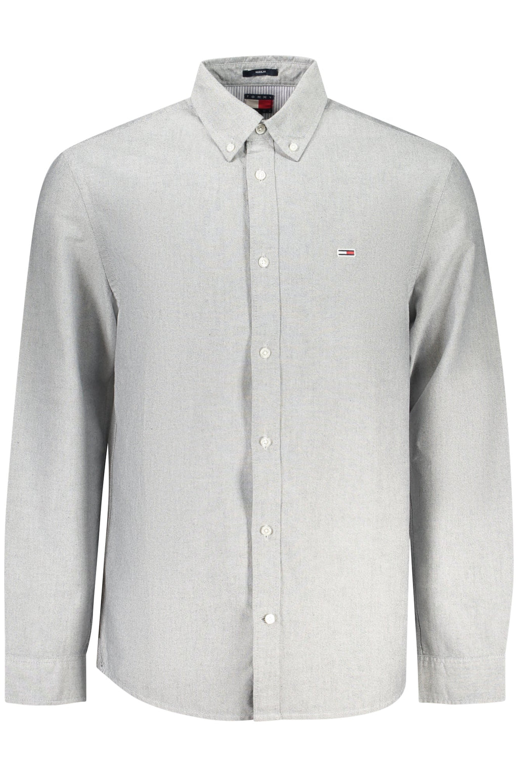TOMMY HILFIGER CAMICIA MANICHE LUNGHE UOMO GRIGIO - Grandi Firme Lab