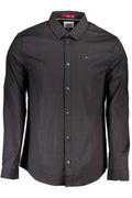 TOMMY HILFIGER CAMICIA MANICHE LUNGHE UOMO NERO - Grandi Firme Lab