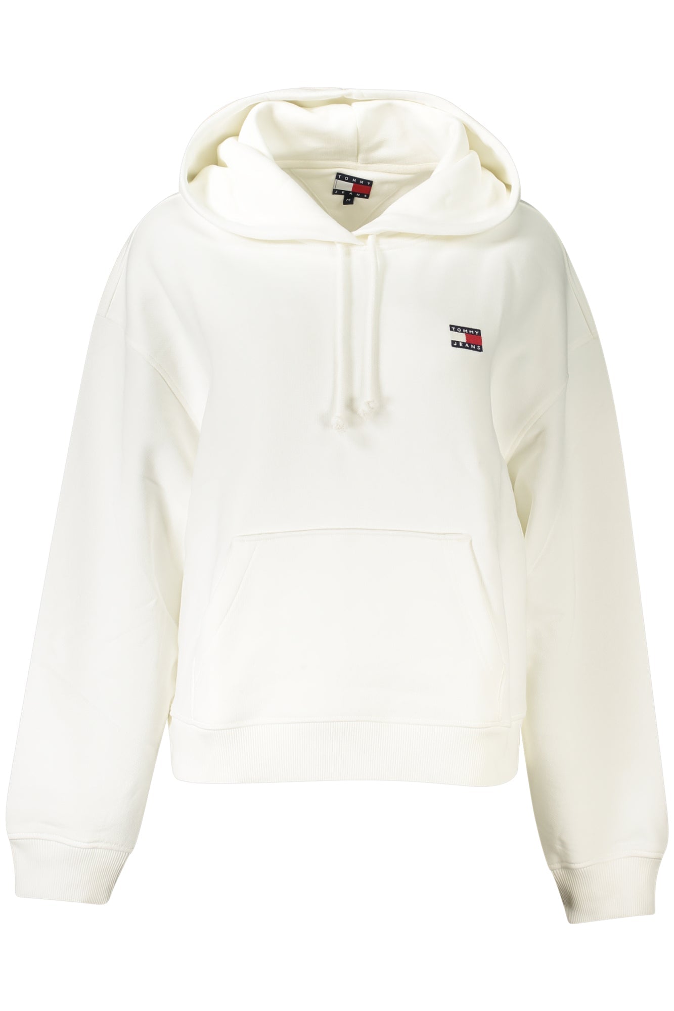 TOMMY HILFIGER FELPA SENZA ZIP DONNA BIANCO - Grandi Firme Lab