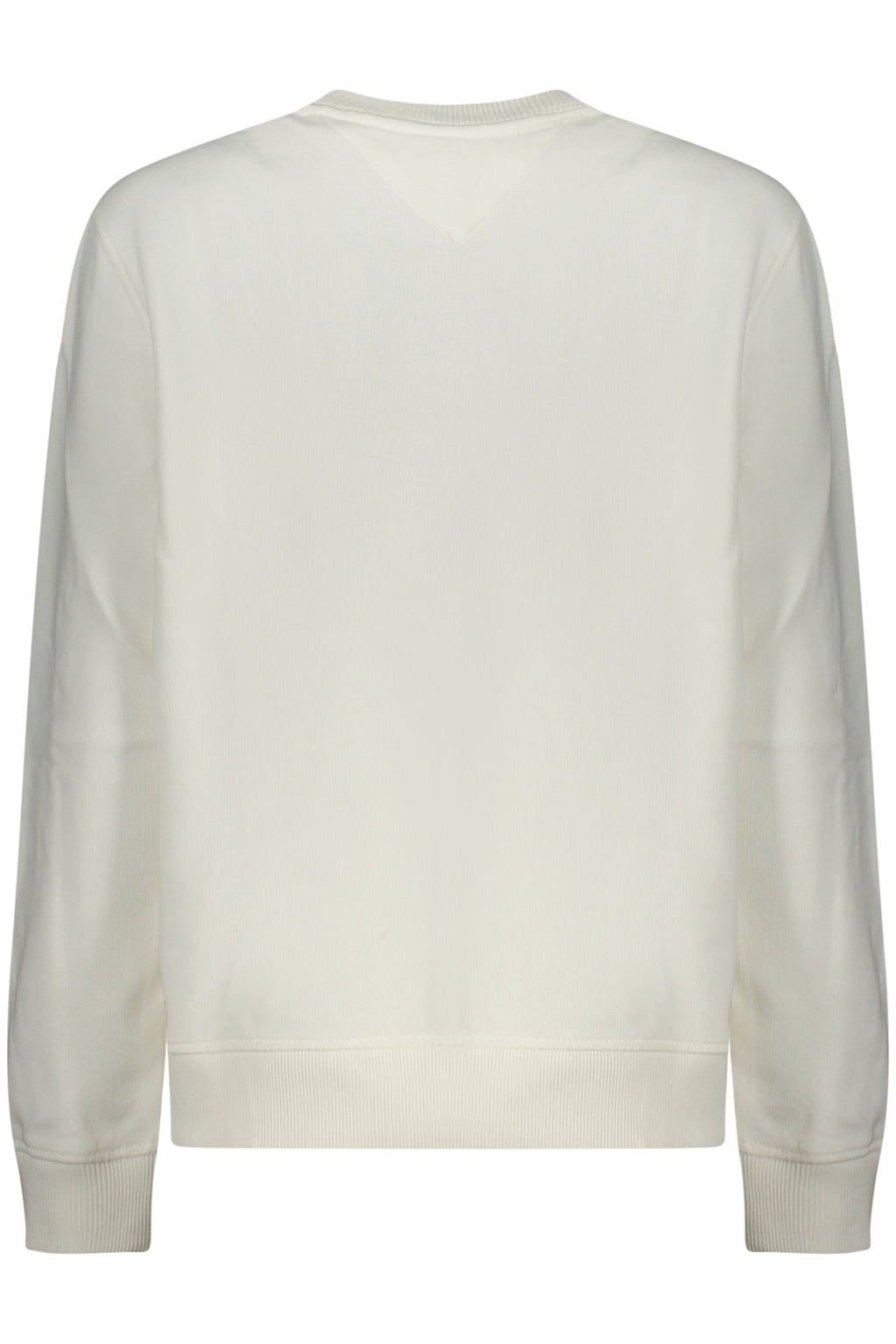 TOMMY HILFIGER FELPA SENZA ZIP DONNA BIANCO - Grandi Firme Lab